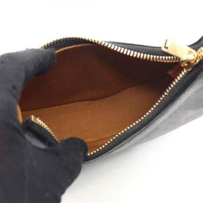 Celine Handbag AVA Mini Ava Triomphe 10i60 2DS1 Black PVC Coated Canvas Leather