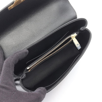 Celine Handbag Teen Nino 118113fxk38no Black Leather 2way Shoulder Bag Ladies