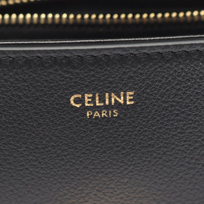 Celine Handbag Teen Nino 118113fxk38no Black Leather 2way Shoulder Bag Ladies