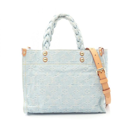 Louis Vuitton Handbag Let Togo - Monogram Denim M24897 Sky Blue Denim Leather