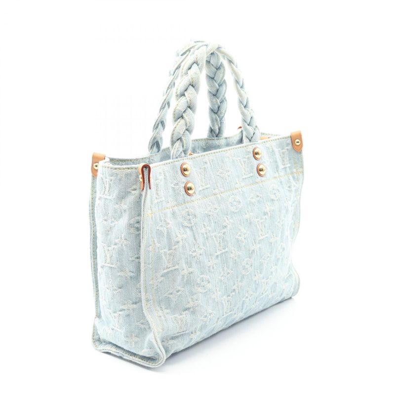 Louis Vuitton Handbag Let Togo - Monogram Denim M24897 Sky Blue Denim Leather