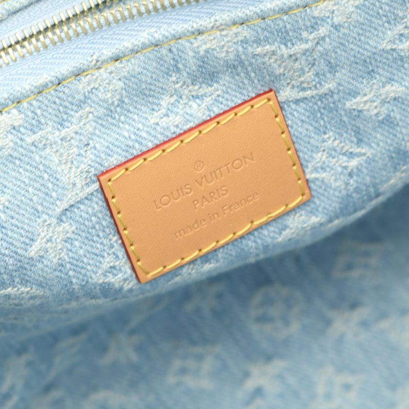 Louis Vuitton Handbag Let Togo - Monogram Denim M24897 Sky Blue Denim Leather