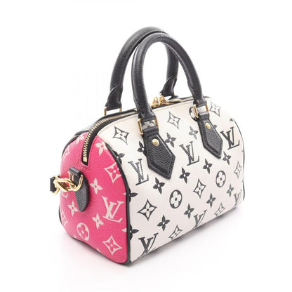 Louis Vuitton Handbag Speedy Bandouliere 20 Monogram Empreinte M46088 Noir