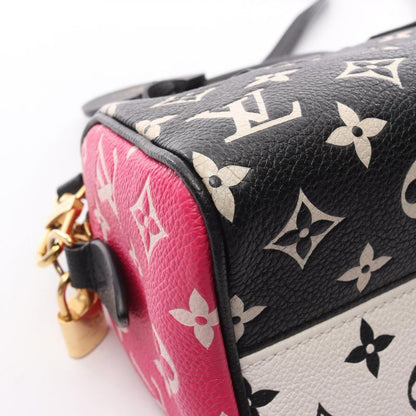 Louis Vuitton Handbag Speedy Bandouliere 20 Monogram Empreinte M46088 Noir