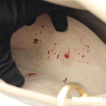 Dior Handbag LADY DIOR Cannage M05650nge Greige Leather Cannage 2way Tote