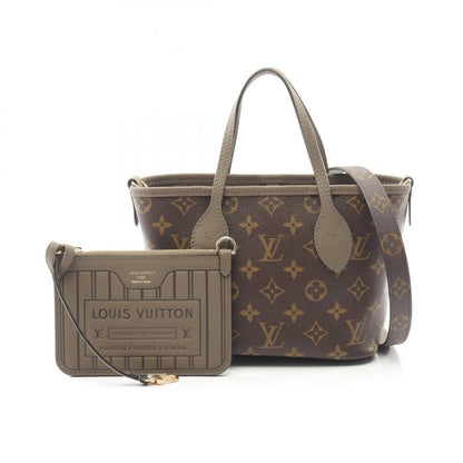 Louis Vuitton Tote Bag Neverfull Inside Out BB Monogram Dark Fango M12109 Dark