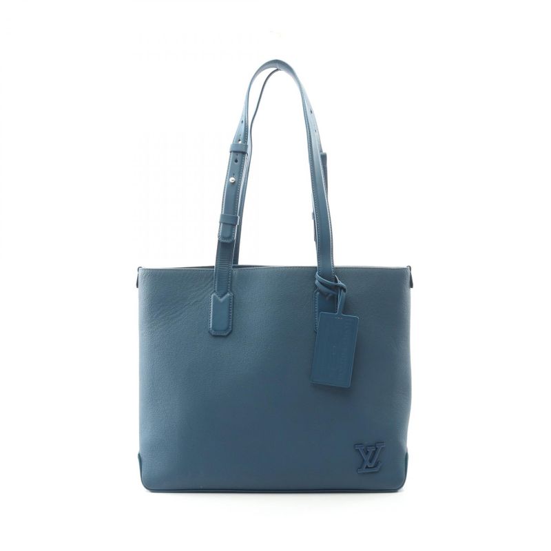 Louis Vuitton Tote Bag Fastline LV Aerogram M23707 Blue Leather Fastline Tote