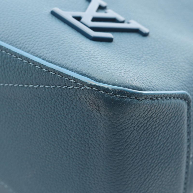 Louis Vuitton Tote Bag Fastline LV Aerogram M23707 Blue Leather Fastline Tote