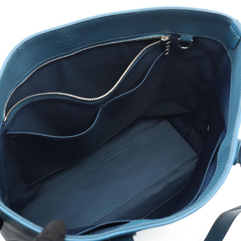 Louis Vuitton Tote Bag Fastline LV Aerogram M23707 Blue Leather Fastline Tote