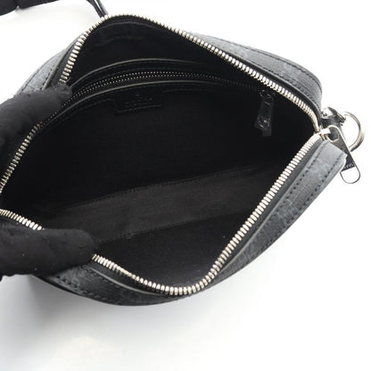 Gucci Shoulder Bag GG Small Crossbody Black Leather
