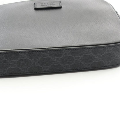 Gucci Shoulder Bag GG Small Crossbody Black Leather