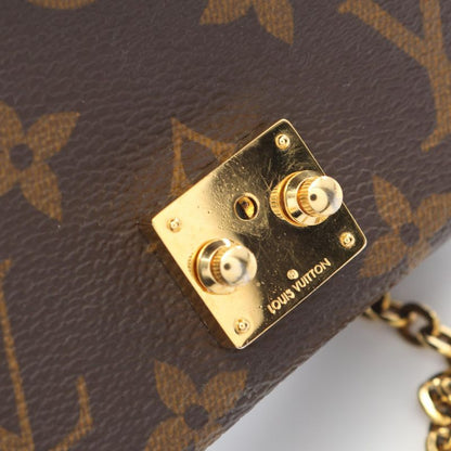 Louis Vuitton Handbag Micro Metis Monogram PVC Coated Canvas Leather