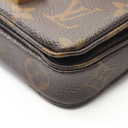 Louis Vuitton Handbag Micro Metis Monogram PVC Coated Canvas Leather