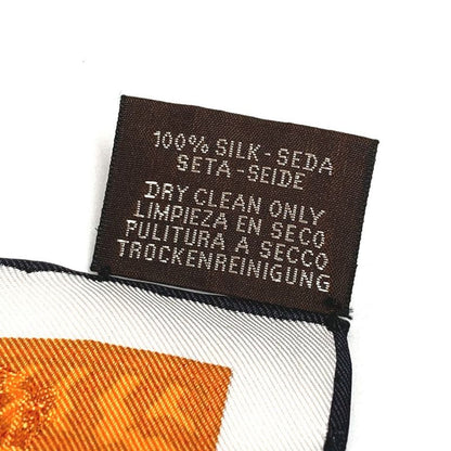 Hermes Scarf KARE 90 KARE 90 Silk Orange
