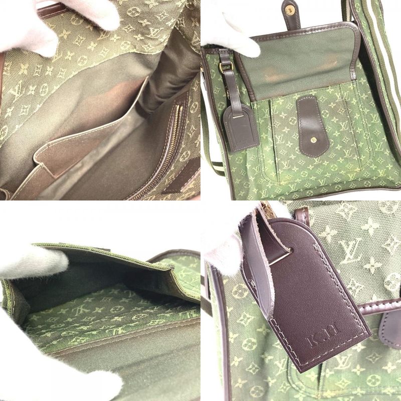 Louis Vuitton Shoulder Bag Bouzas Marie Kate M92322 Monogram Mini Canvas Khaki