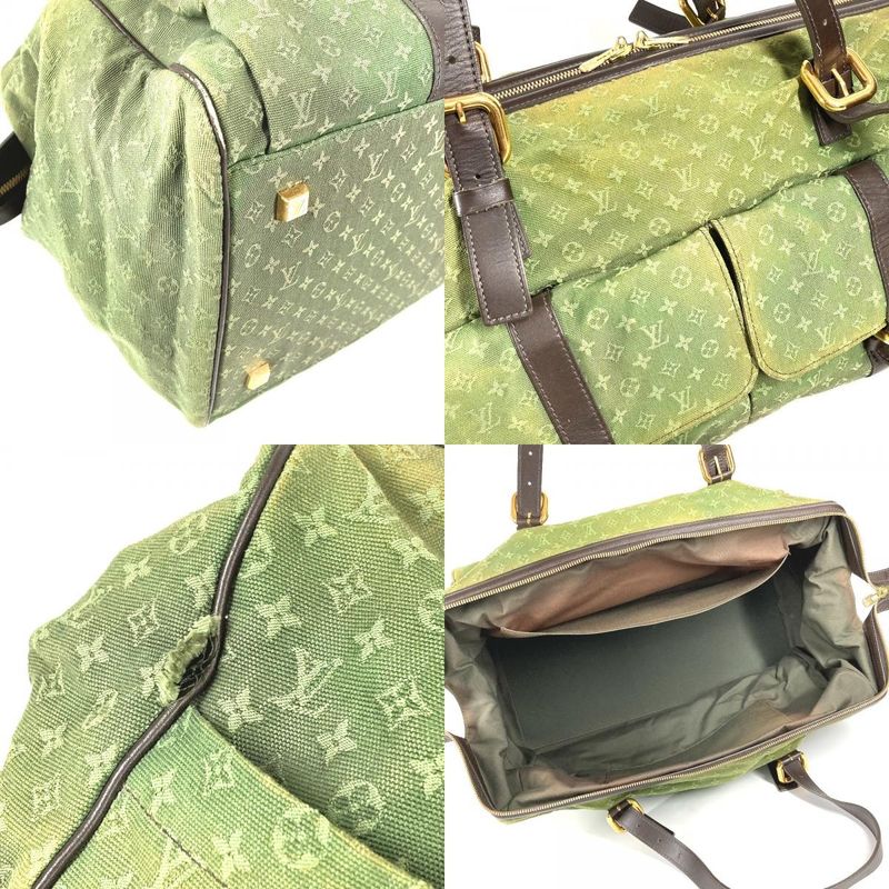 Louis Vuitton Boston Bag Louise M42322 Monogram Mini Canvas Khaki