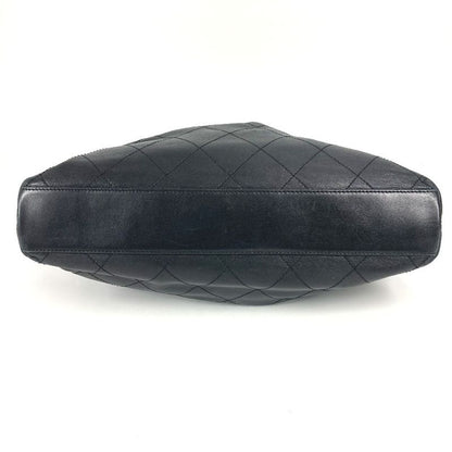 Chanel Handbag Hoop Bag Leather Black