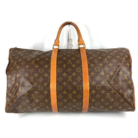 Louis Vuitton Boston Bag Keepall 55 Keepall 55 M41424 Monogram Canvas Brown