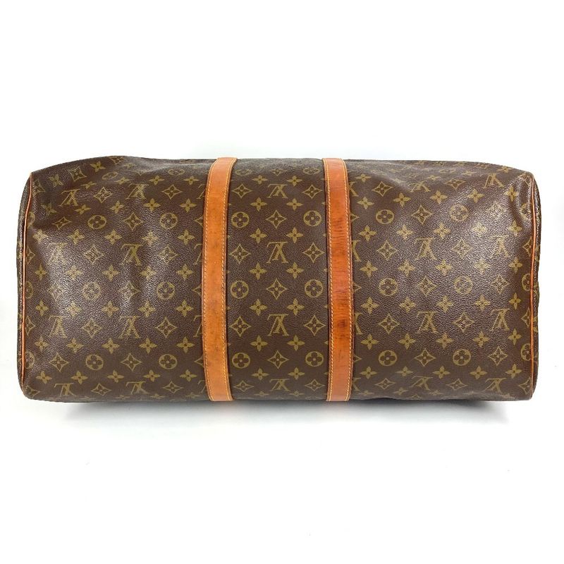 Louis Vuitton Boston Bag Keepall 55 Keepall 55 M41424 Monogram Canvas Brown