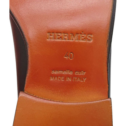 Hermes Moccasins Kennedy 24 FBG Leather #40 Box