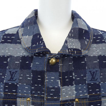 Louis Vuitton Damier Denim Workwear Blouson Jacket Hta 80 Wwio