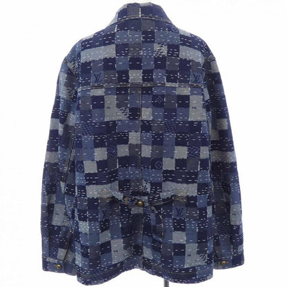 Louis Vuitton Damier Denim Workwear Blouson Jacket Hta 80 Wwio