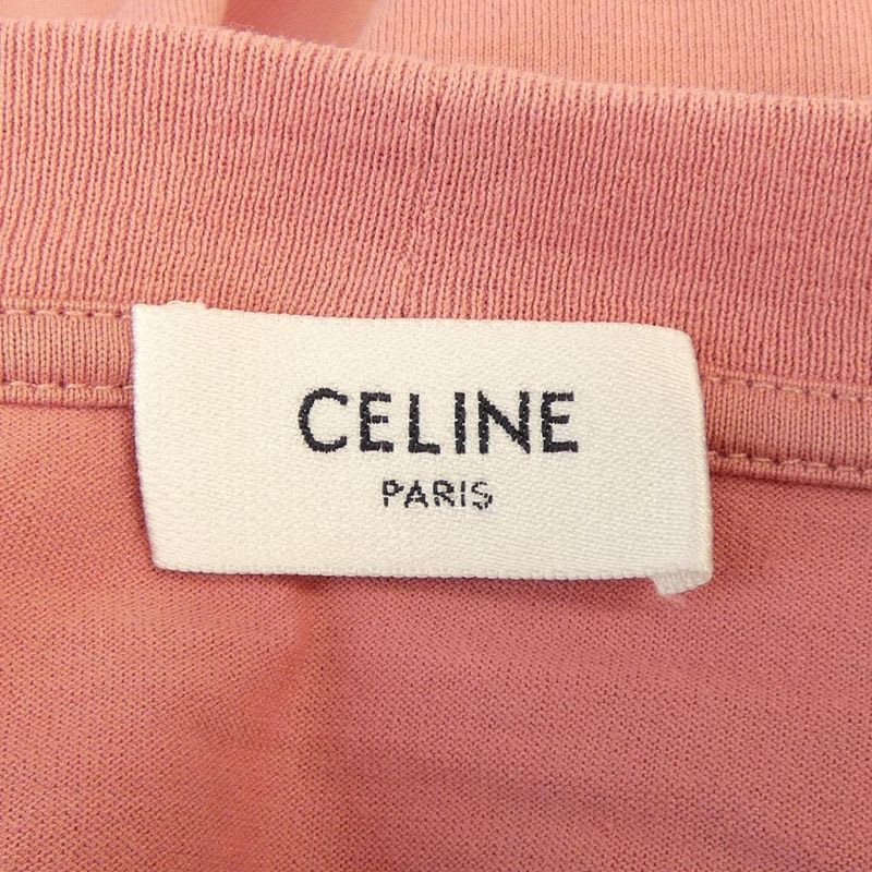 Celine Print Cropped T-Shirt 2 Q