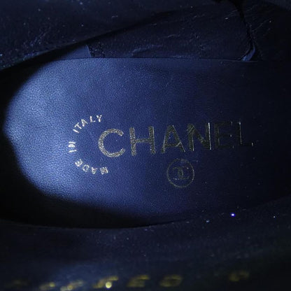 Chanel Size 37.5 Black Boots