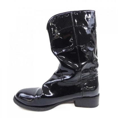 Chanel Size 38 Black Boots