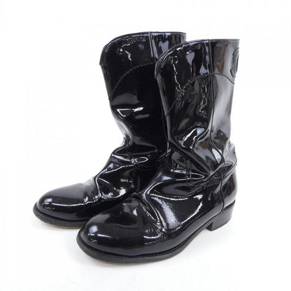 Chanel Size 38 Black Boots