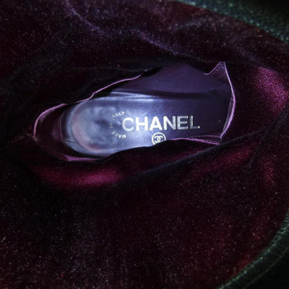Chanel Size 38 Black Boots