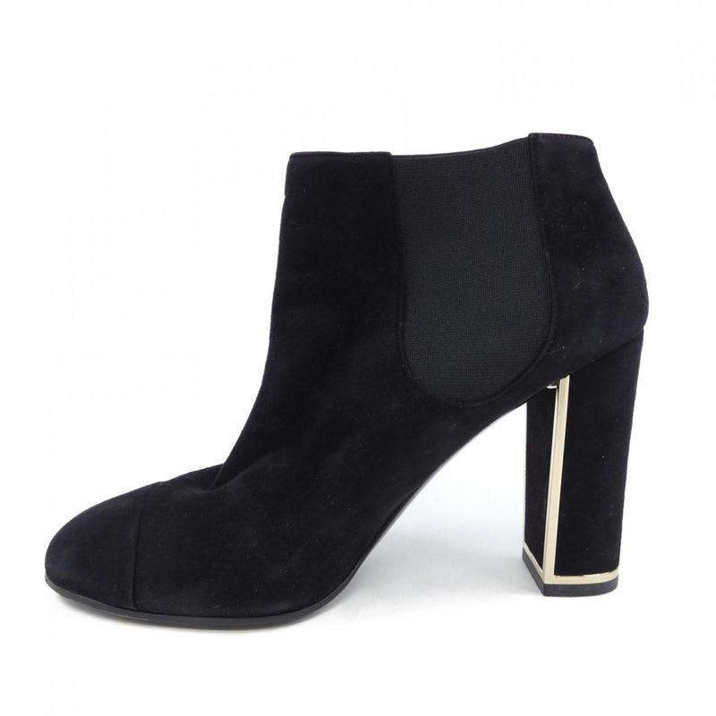 Chanel Size 38.5 Black Boots