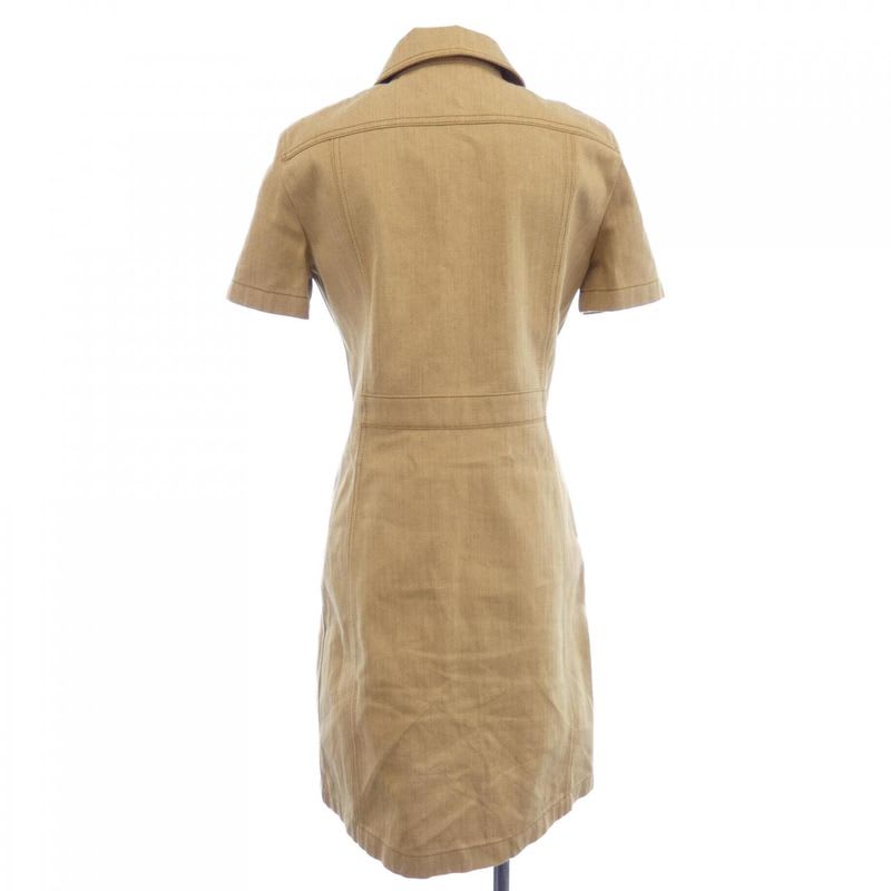 Hermes Herringbone Denim 4 H0553 di Dress