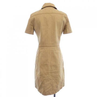 Hermes Herringbone Denim 4 H0553 di Dress