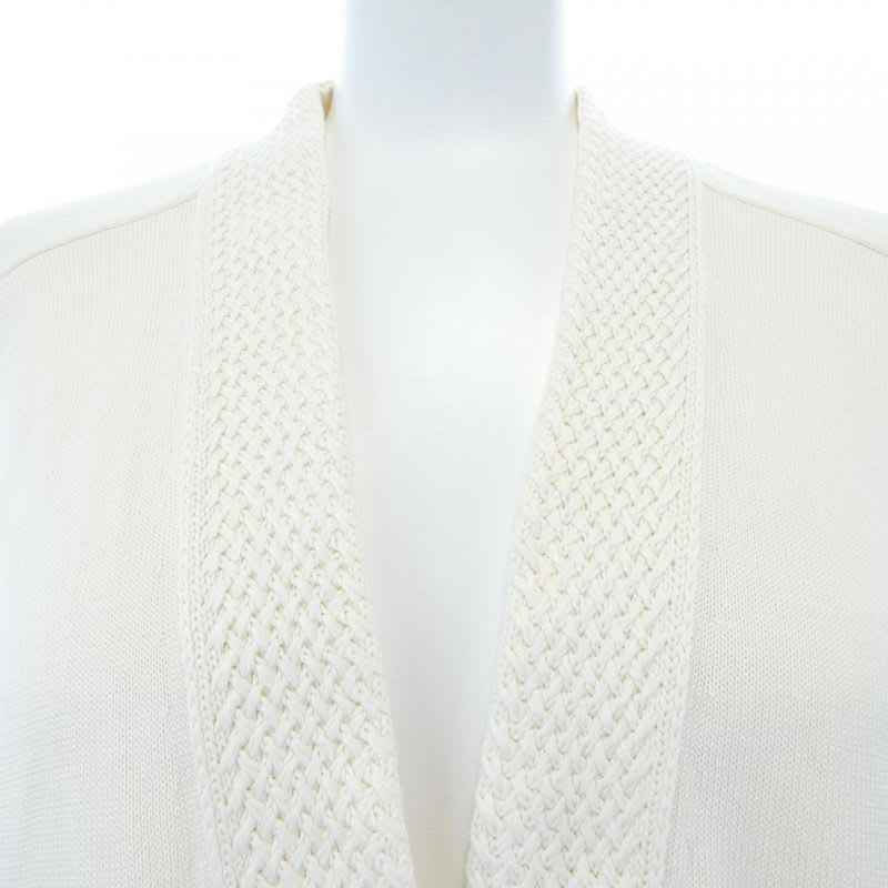 Hermes 66-7714 Long Size 40 Beige Cardigan