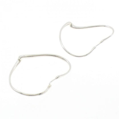 Tiffany & Co Open Heart Hoop Earrings