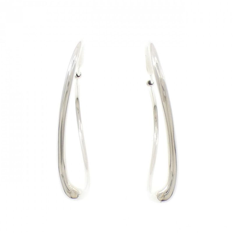 Tiffany & Co Open Heart Hoop Earrings