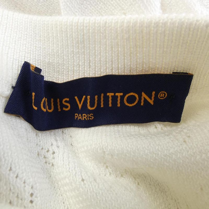 Louis Vuitton Monogram Pointtail Cotton Pullover Hsn 45 Wy34 Knit