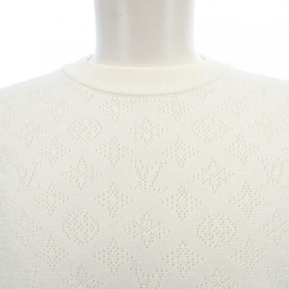 Louis Vuitton Monogram Pointtail Cotton Pullover Hsn 45 Wy34 Knit