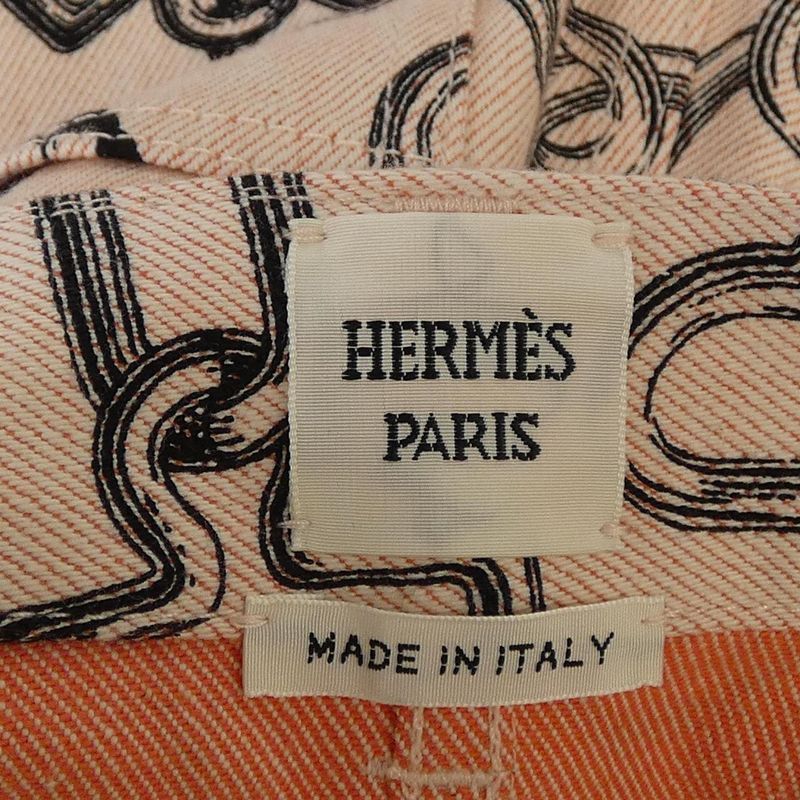 Hermes Kaleidoscope Effect Finesse Crude Cell Cartouche 4 H0462 dd Shorts