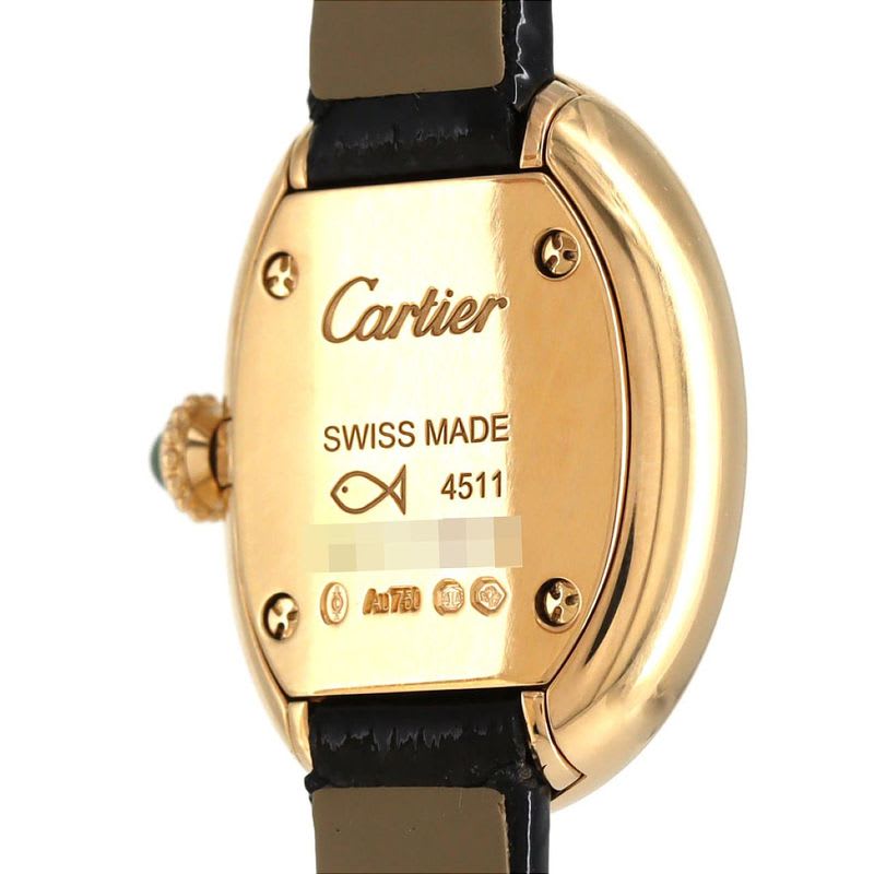 Cartier Baignoir Mini Yg Wgba 0040 Quartz