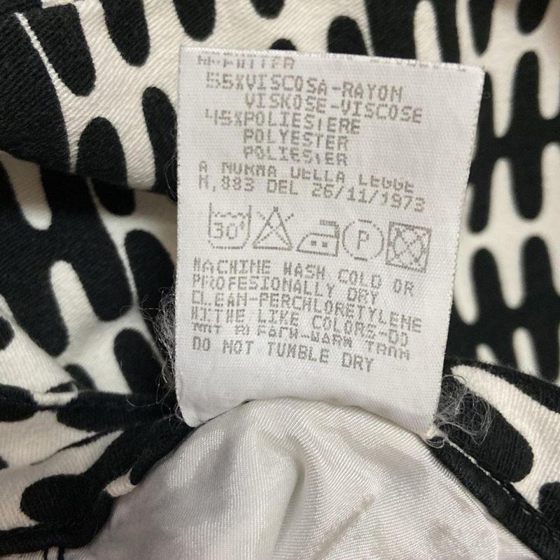 Versace Jeans Couture Pants Size 44 L Women's - White X Black Full Length