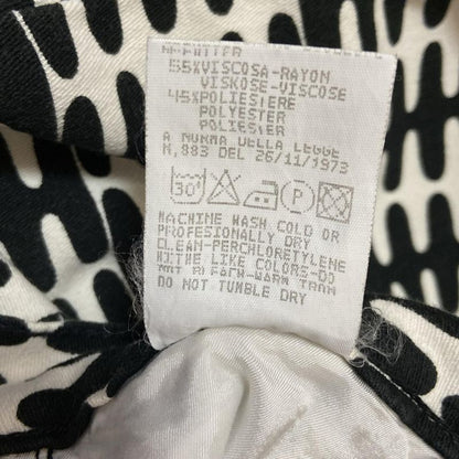 Versace Jeans Couture Pants Size 44 L Women's - White X Black Full Length