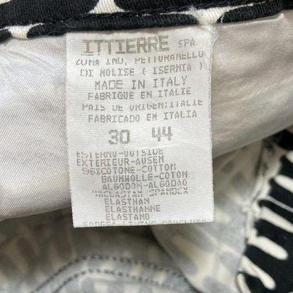 Versace Jeans Couture Pants Size 44 L Women's - White X Black Full Length