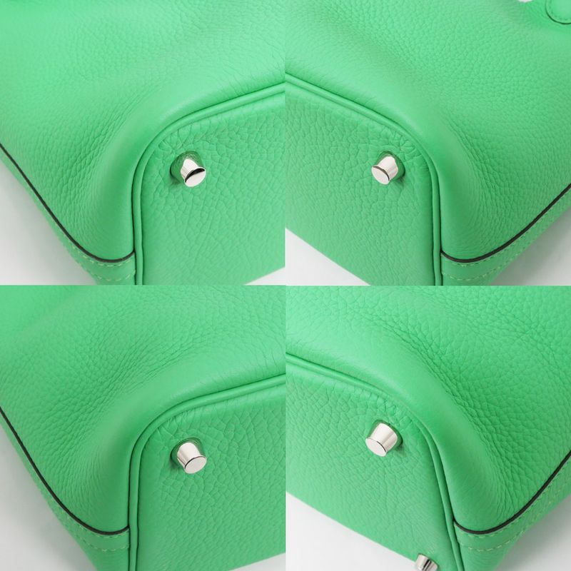 Hermes Picotin Lock PM Eclat Vert Comic Blue Frida Silva Hardware