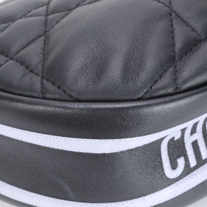 Christian Dior Cannage Vibe Hobo Small Lamb Leather 2WAY Shoulder Bag Women's