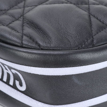 Christian Dior Cannage Vibe Hobo Small Lamb Leather 2WAY Shoulder Bag Women's