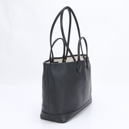 Gucci Ggmarmont 739730 Leather 2WAY Tote Bag Shoulder Hand Black A4 Women's RRM
