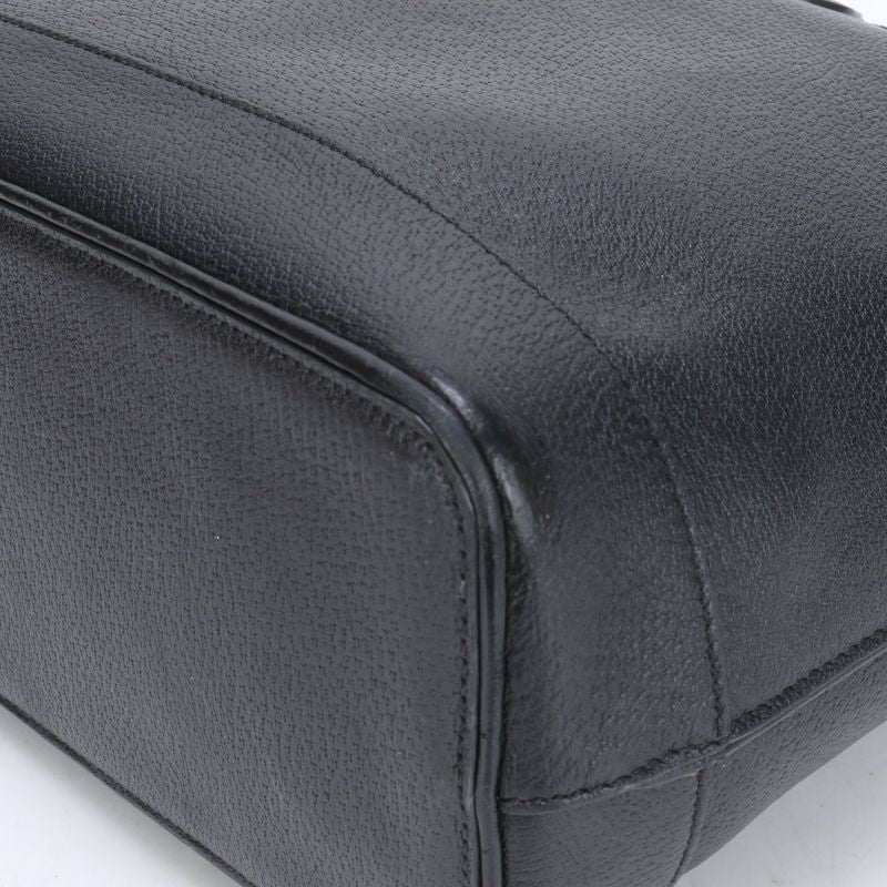 Gucci Ggmarmont 739730 Leather 2WAY Tote Bag Shoulder Hand Black A4 Women's RRM