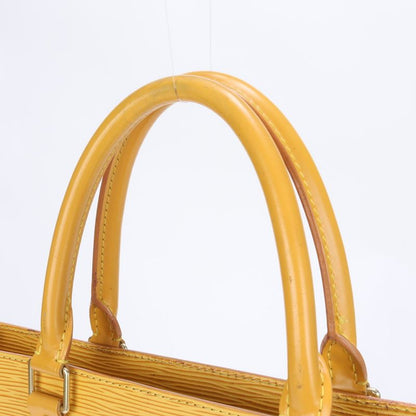 Louis Vuitton Epi Sac Plastic M52079 Leather Tote Bag Shoulder Hand A4 Women's